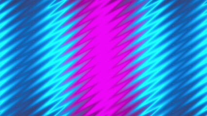 Zig zag neon lines. Computer generated 3d render