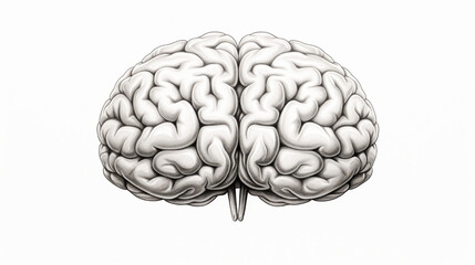 brain anatomy vintage engraving illustration