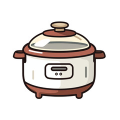 cooker isolated on white background