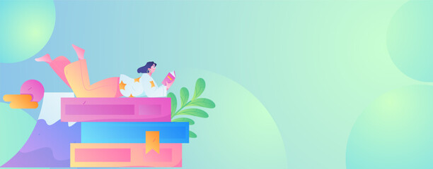 Education learning people flat vector concept hand drawn illustration
