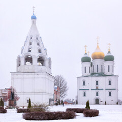 Kremlin churches in Kolomna, Russia