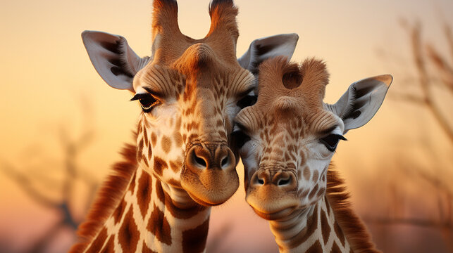 giraffe in the zoo HD 8K wallpaper Stock Photographic Image 