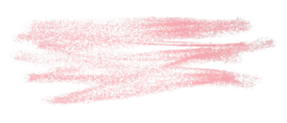 pink pencil strokes isolated on transparent background
