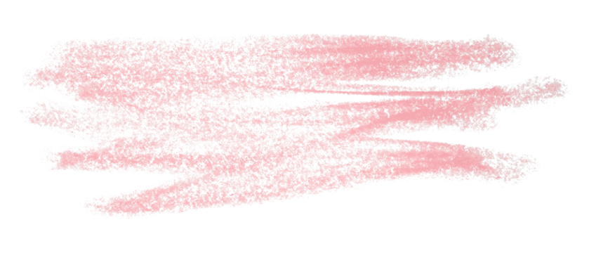 pink pencil strokes isolated on transparent background