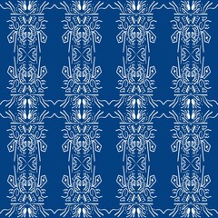 seamless pattern with snowflakes