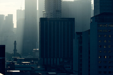 skyscrapers in the city