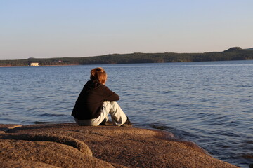 person on the beach