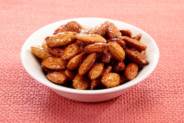 Sweet and Salty Honey Roasted Almonds