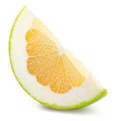citrus sweetie isolated on the white background. Clipping path - 677666682