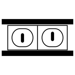 electrical outlet vector