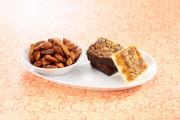 Chocolate Dry fruit Brownie and Cheesecake
