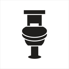 toilet vector icon line template