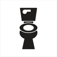 toilet vector icon line template