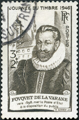 FRANCE - 1946: shows Guillaume Fouquet de la Varenne (1560-1616), 1946