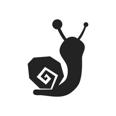 Snail logo template Isolated. Brand Identity. Icon Abstract Vector graphic