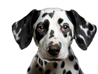 dalmatian dog  isolated on transparent background