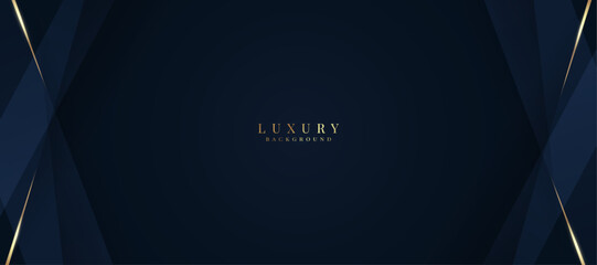 Luxurious dark blue background with sparkling gold and glitter. modern elegant abstract background