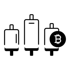 Cryptocurrencies Linear Icon