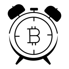 Cryptocurrency Market Linear Icons