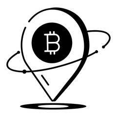 Cryptocurrency Market Linear Icons