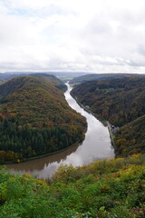 Saarschleife im Herbst