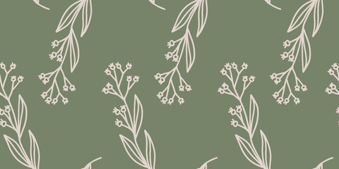 Botanical pattern illustration floral graphic
