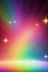 Fototapeta na wymiar Rainbow glitter abstract background, vertical composition