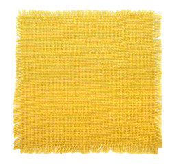 Yellow fabric sack transparent png