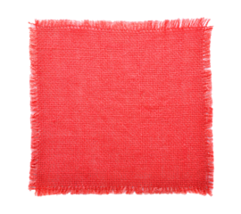 Red fabric sack transparent png