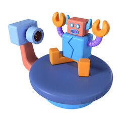 Photogrammetry 3D Illustration Icon