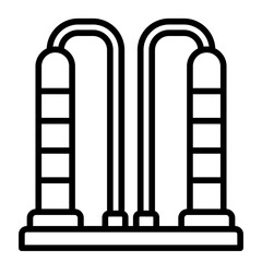 Evaporation, purification, separation, refinement, extraction icon and easy to edit.