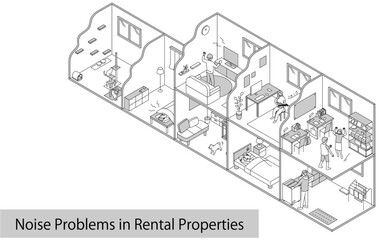 Noise problems in rental properties: Noise from living in apartments and condominiums