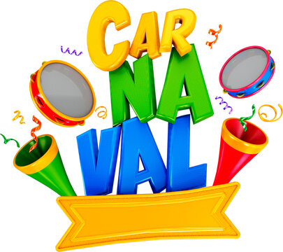 logotipo 3d ofertas de carnaval promocao de carnaval no brasil folia de carnaval selo 3d de supermercado