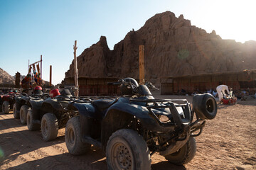 Sharm el-Sheikh desert, quad safari
