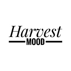 ''Harvest Mood'' Lettering Design