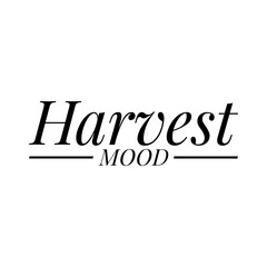 ''Harvest Mood'' Lettering Design