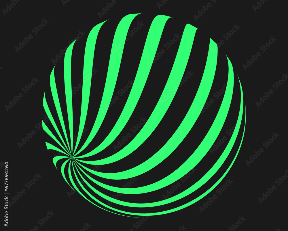 Poster cyber geometry y2k element. cyberpunk shape. isolated style on black background. vector trendy illus