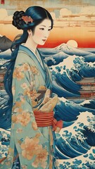 person in a kimono