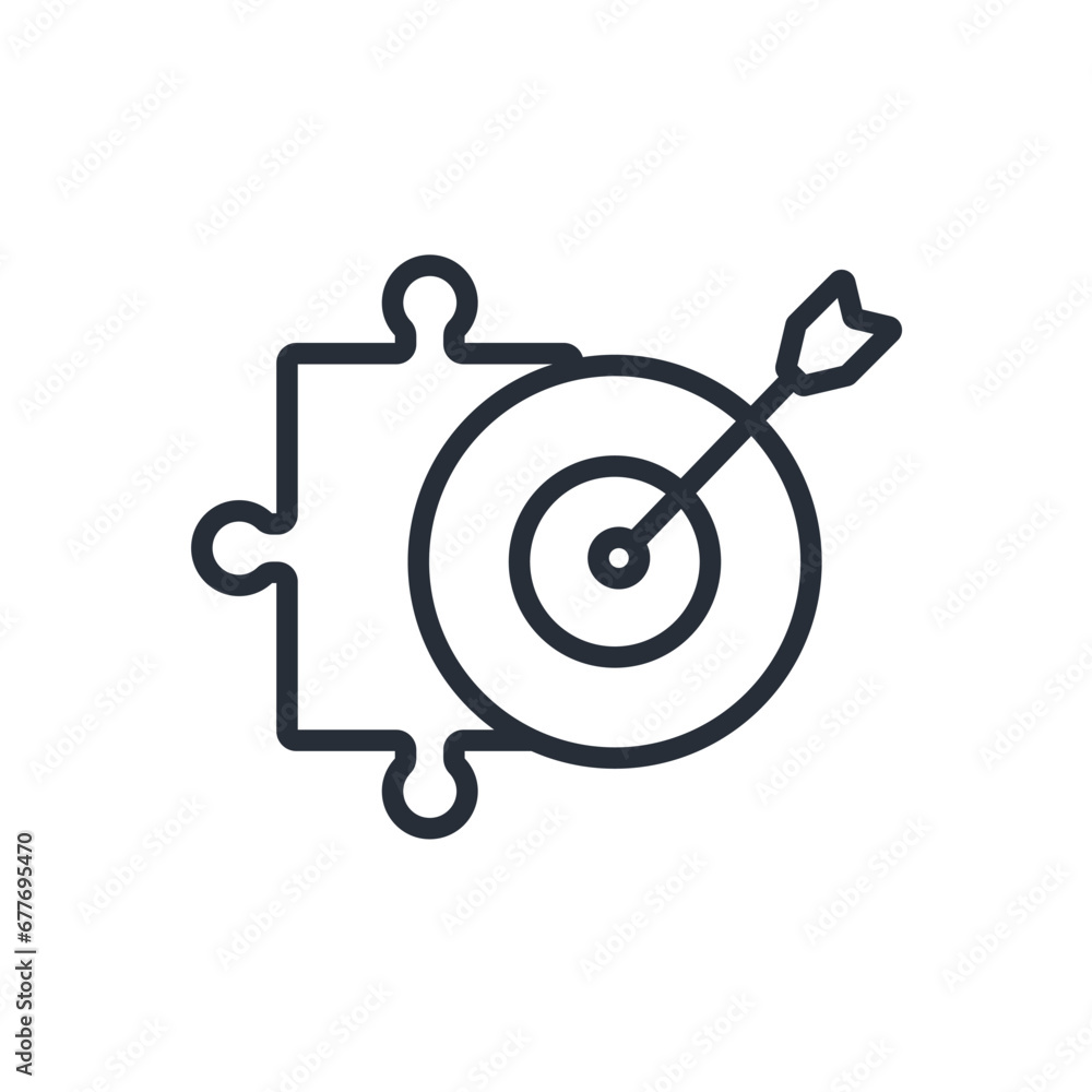 Poster solution icon. vector.editable stroke.linear style sign for use web design,logo.symbol illustration.