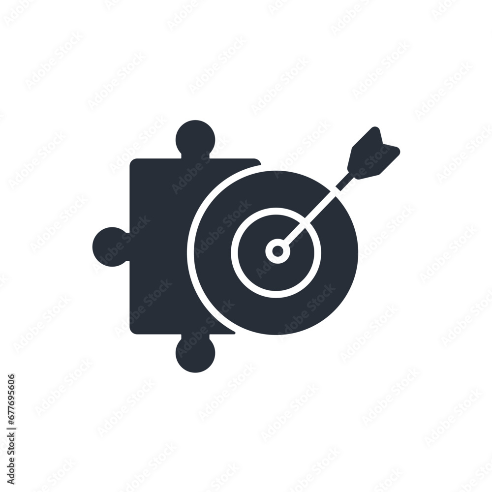 Poster solution icon. vector.editable stroke.linear style sign for use web design,logo.symbol illustration.