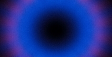 A portal into the unknown. Abstract unique dark blue purple blurred grainy background for website banner. Desktop design. Large wide template, pattern. Color gradient, ombre, blur. Defocused, colorful