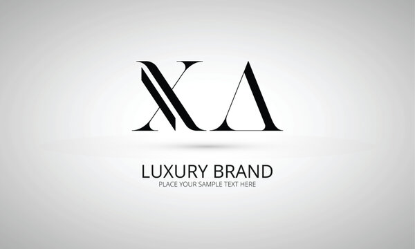 XA X xa initial logo | initial based abstract modern minimal creative logo, vector template image. luxury logotype logo, real estate homie logo. typography logo. initials logo