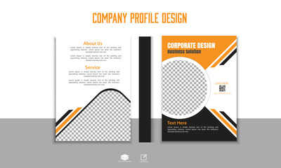 Annual report brochure flyer design template vector, Leaflet, presentation book cover templates, layout in A4 size