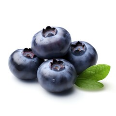 blueberries isolated on white background, blueberries isolated on white, blueberries on white background, blueberries with leaves, blueberries with leaves isolated,blueberries isolated,easy to cut out
