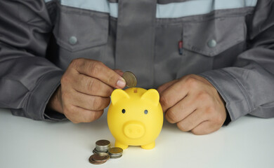 saving money in bank