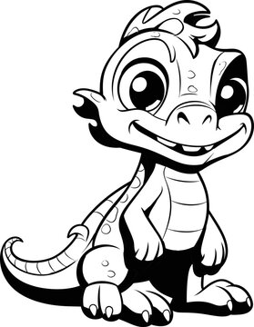 recommend clip art: a cute hoopoe animal, vector coloring page