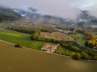 Frankreich bei Die. Landschaft im November