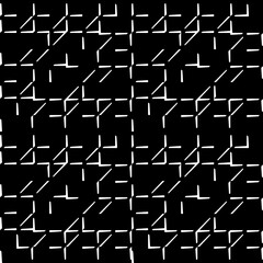 White background with black pattern. Seamless texture for fashion, textile design,  on wall paper, wrapping paper, fabrics and home decor. Repeat pattern.
