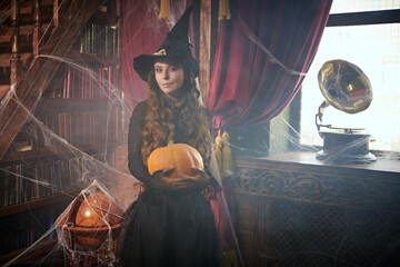 traditional witch woman