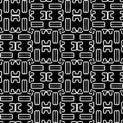 White background with black pattern. Seamless texture for fashion, textile design,  on wall paper, wrapping paper, fabrics and home decor. Repeat pattern.